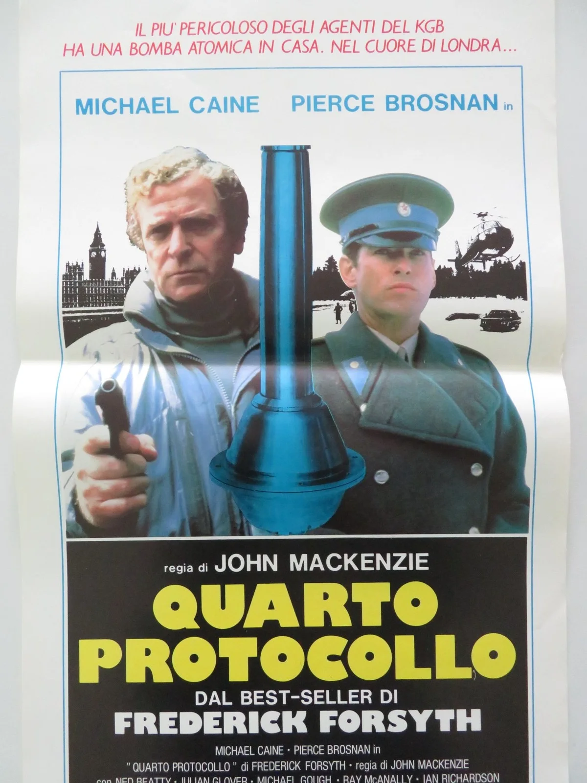 THE FOURTH PROTOCOL ITALIAN LOCANDINA POSTER MICHAEL CAINE PIERCE BROSNAN 1987, изображение 3