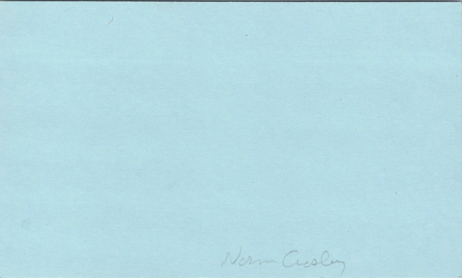 Norm Crosby — Norm Crosby Signed 3x5 Index Card Eight Crazy Nights Autographed, изображение 2
