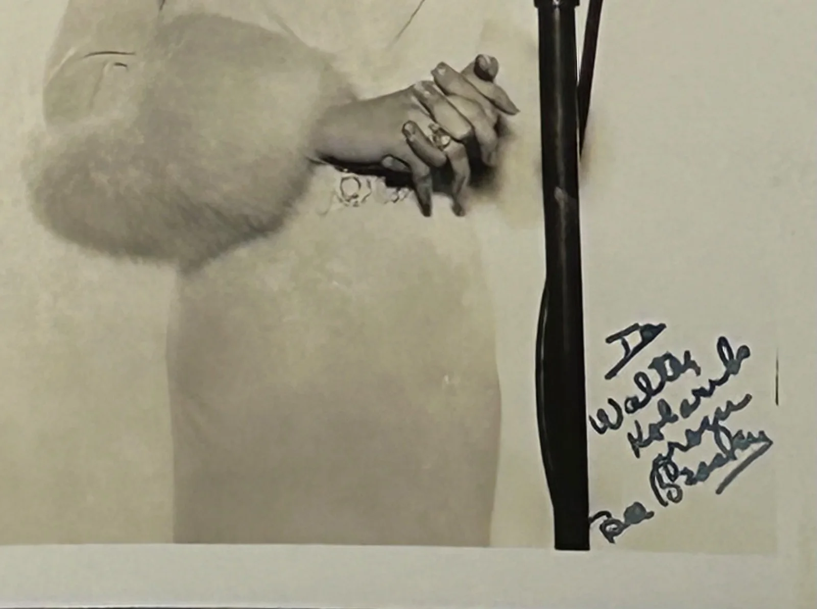 BEE BEASLEY—SIGNED PHOTO—RADIO (1920s-50s)—Singer•Pianist•Composer•Quiz Show MC, изображение 2