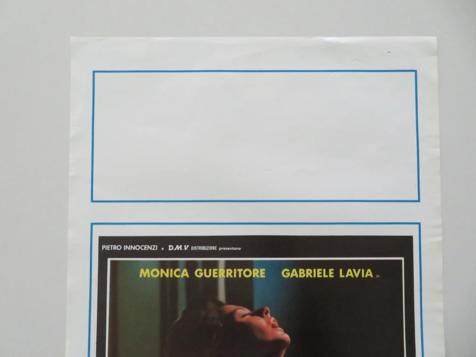 EVIL SENSES ITALIAN LOCANDINA POSTER MONICA GUERRITORE GABRIELE LAVIA 1986, изображение 2