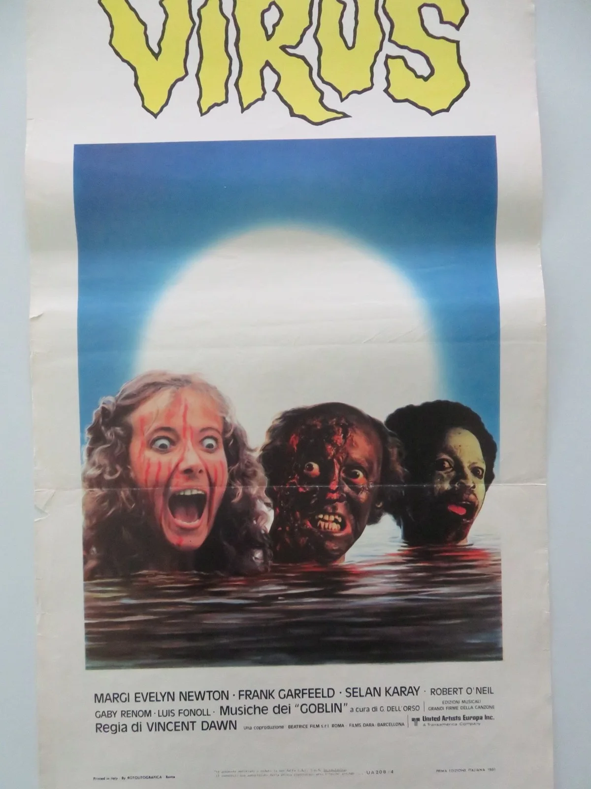 HELL OF THE LIVING DEAD ITALIAN LOCANDINA POSTER MARGIE NEWTON GAROFALO 1981, изображение 3