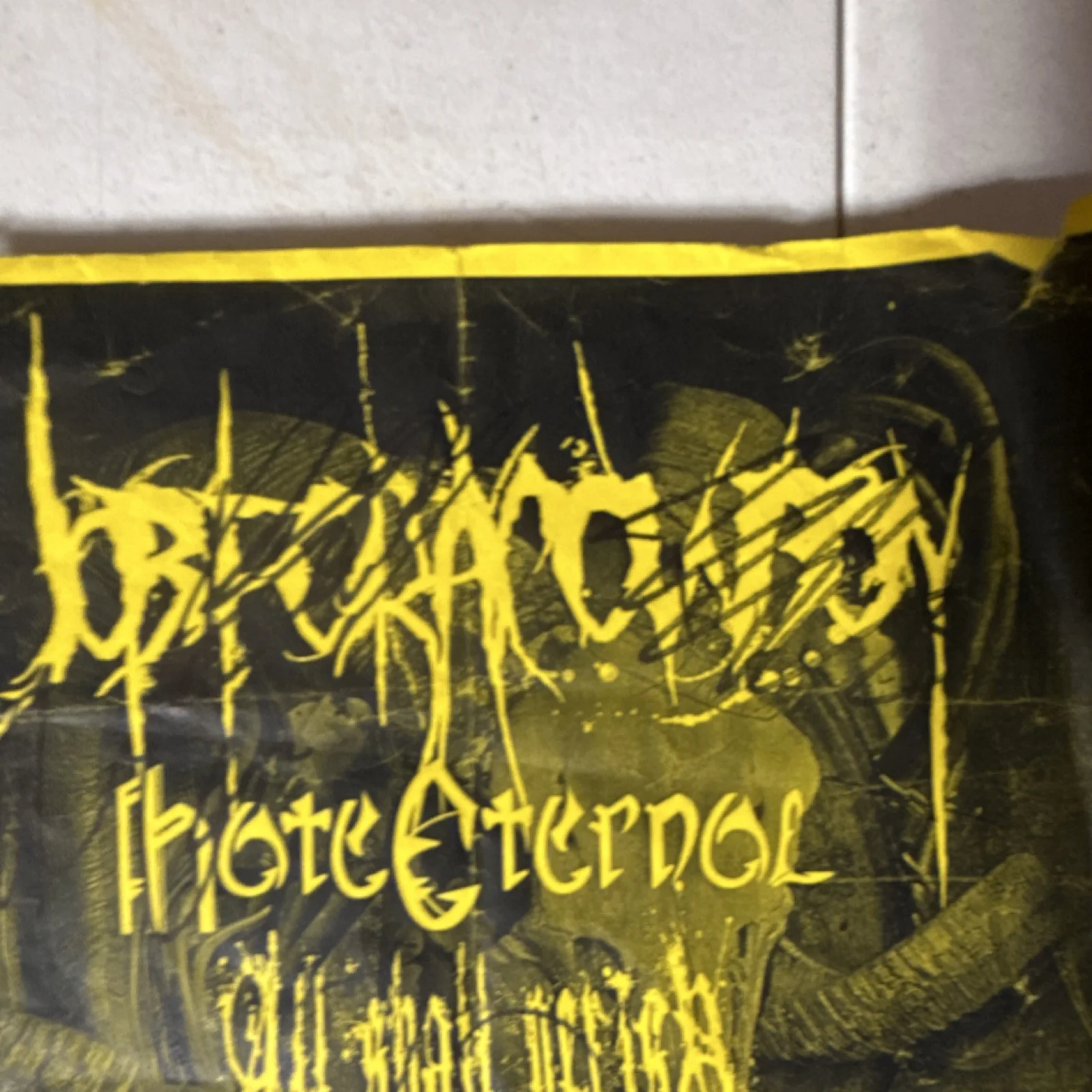 Job For A Cowboy Hate Eternal All Shall Perish Animosity Signed Original Flyer, изображение 2