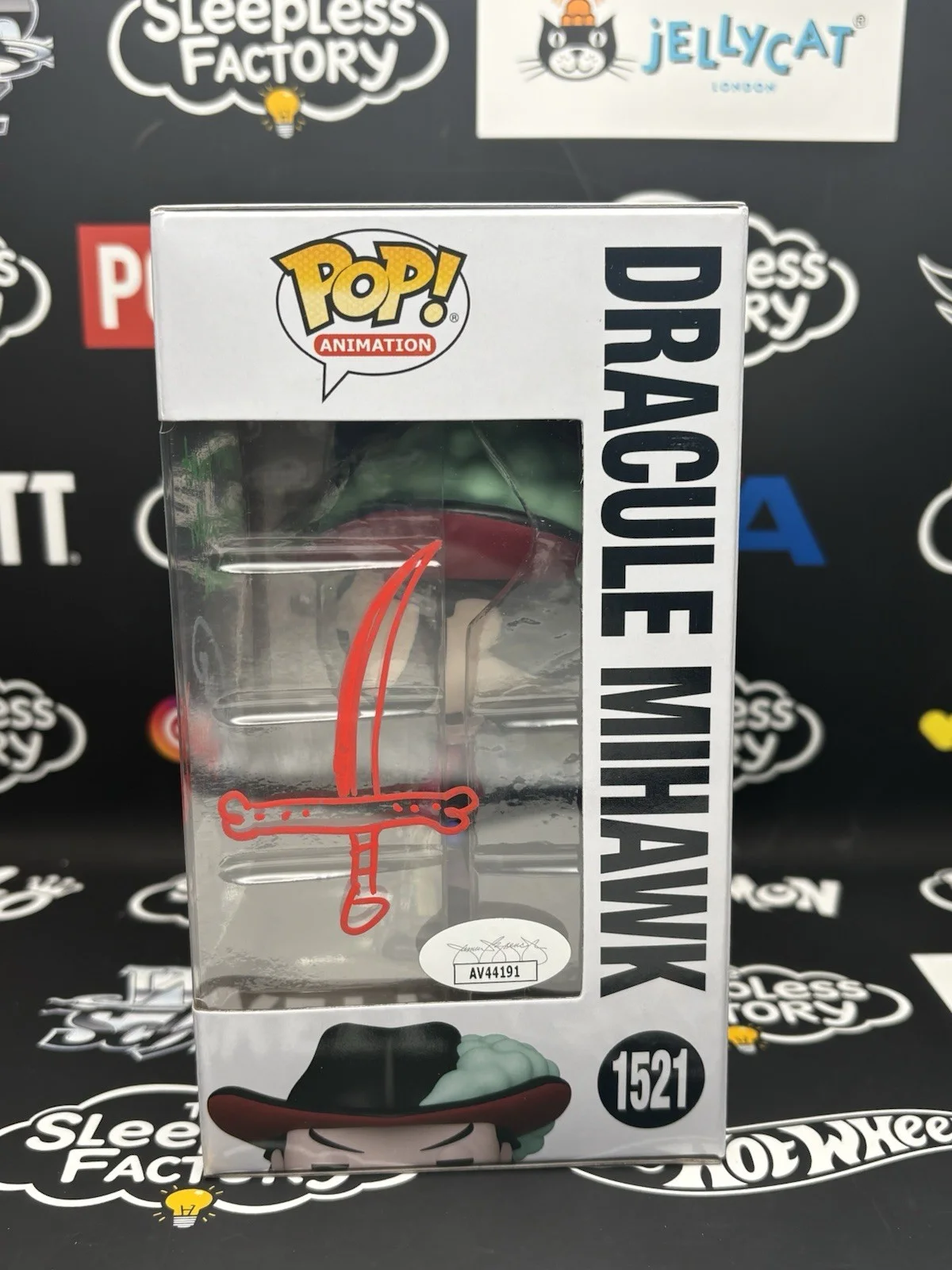 Steven John Ward — Funko Pop! One Piece: Dracule Mihawk #1521 SIGNED (JSA) W/PROTECTOR, image 3