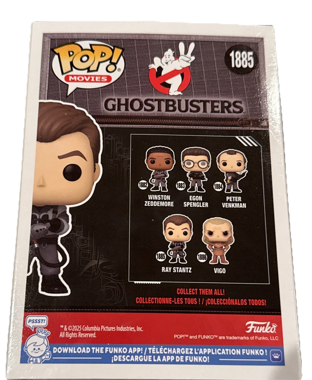 Dan Aykroyd — DAN AYKROYD signed (GHOSTBUSTERS) Ray Stantz Funko Pop #1885 BECKETT 3W041849, изображение 3