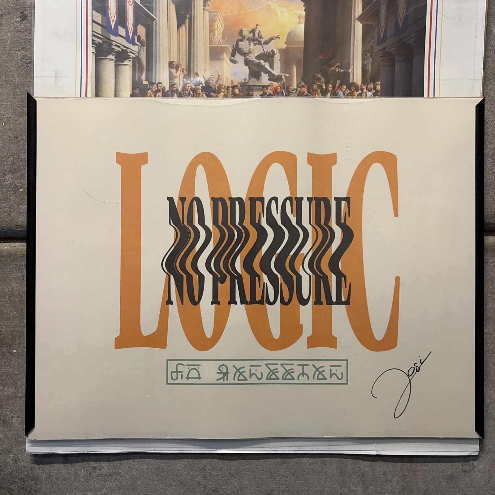 Signed Logic (Lot Of 5) Posters Everybody Documentary No Pressure YSIV AUTOGRAPH, image 3