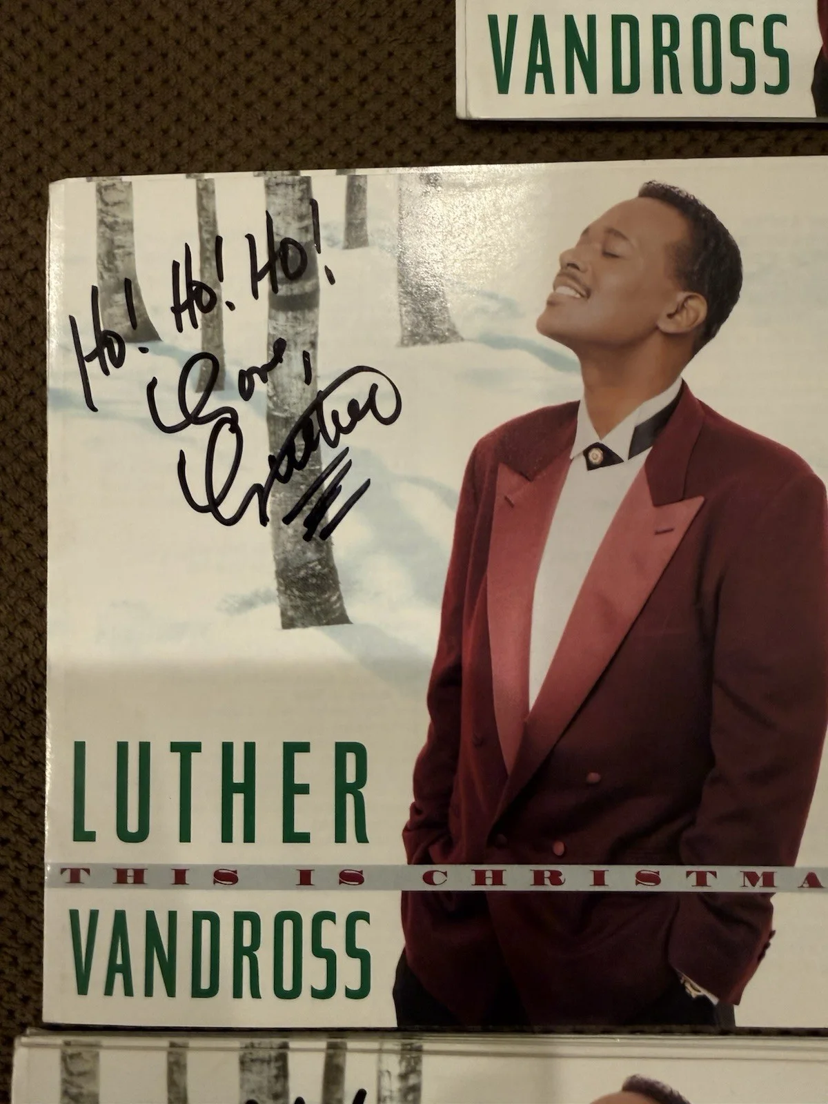 Luther Vandross autographed CD Booklet, image 5