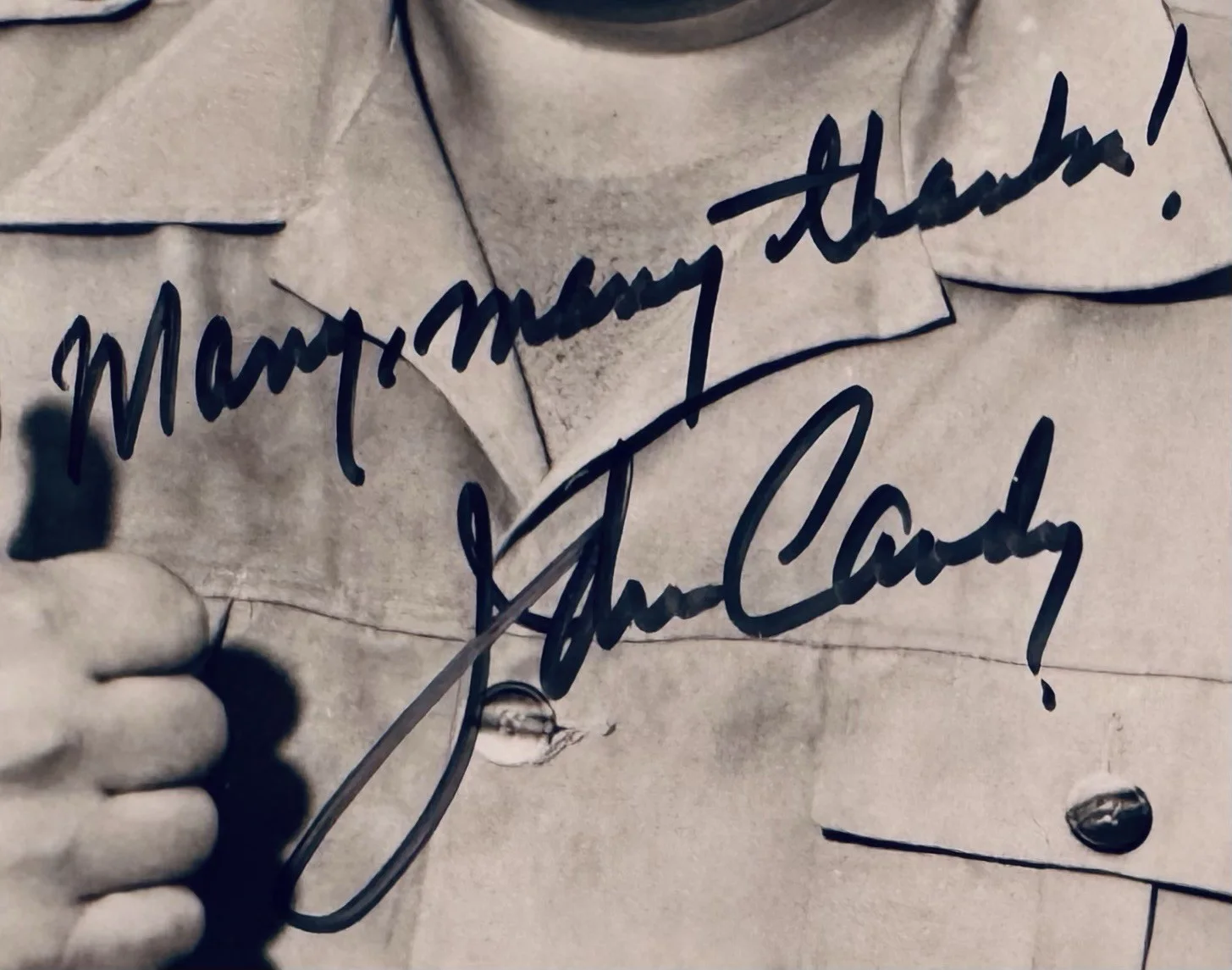 John Candy Vintage Signed Autographed Volunteers 8x10 Photo SWAU Authenticated, image 2