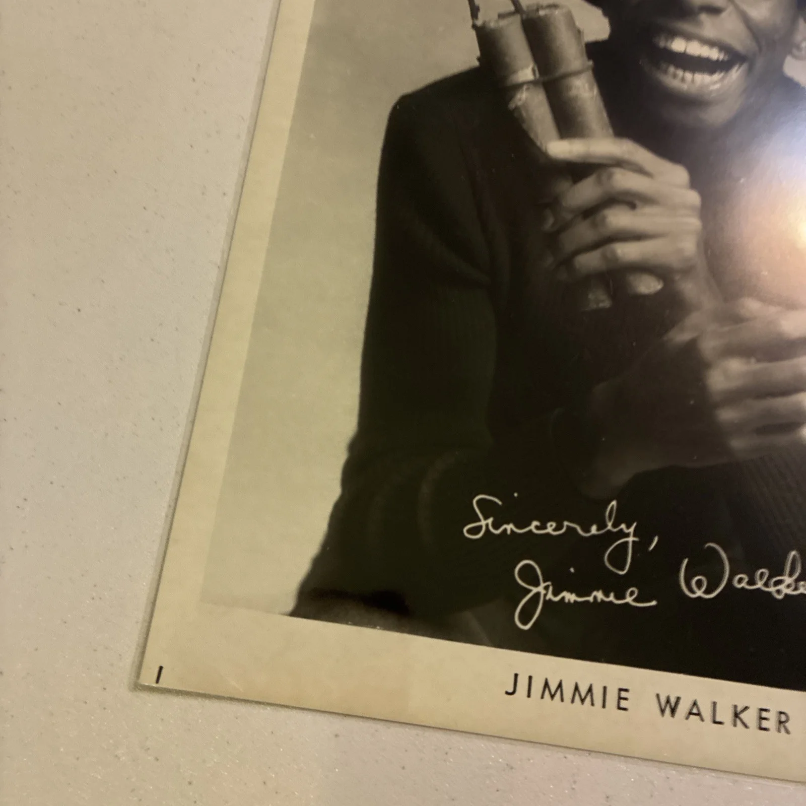 Good Times Actor Comedian Jimmie JJ Walker Vintage 8x10 Fan Photo Printed Autog, изображение 2