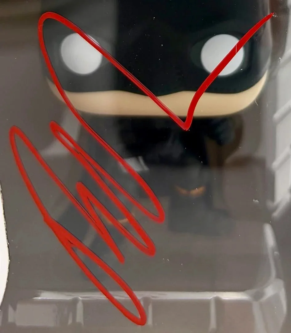 Robert Pattinson Signed Funko Pop #1187 (Batman) - Celebrity Authentics, image 2