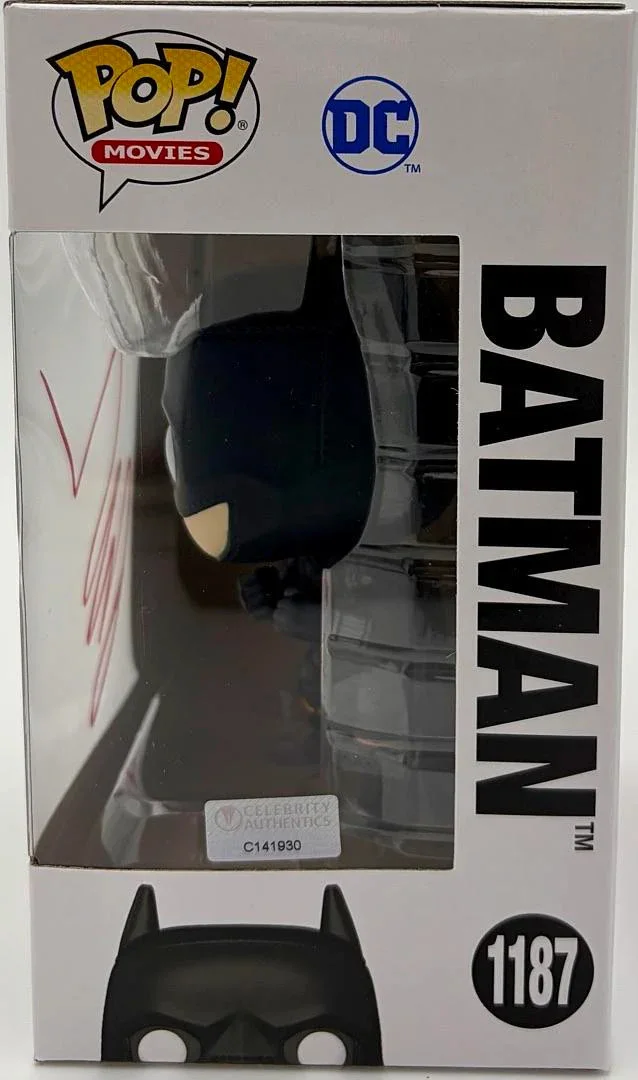 Robert Pattinson Signed Funko Pop #1187 (Batman) - Celebrity Authentics, image 3