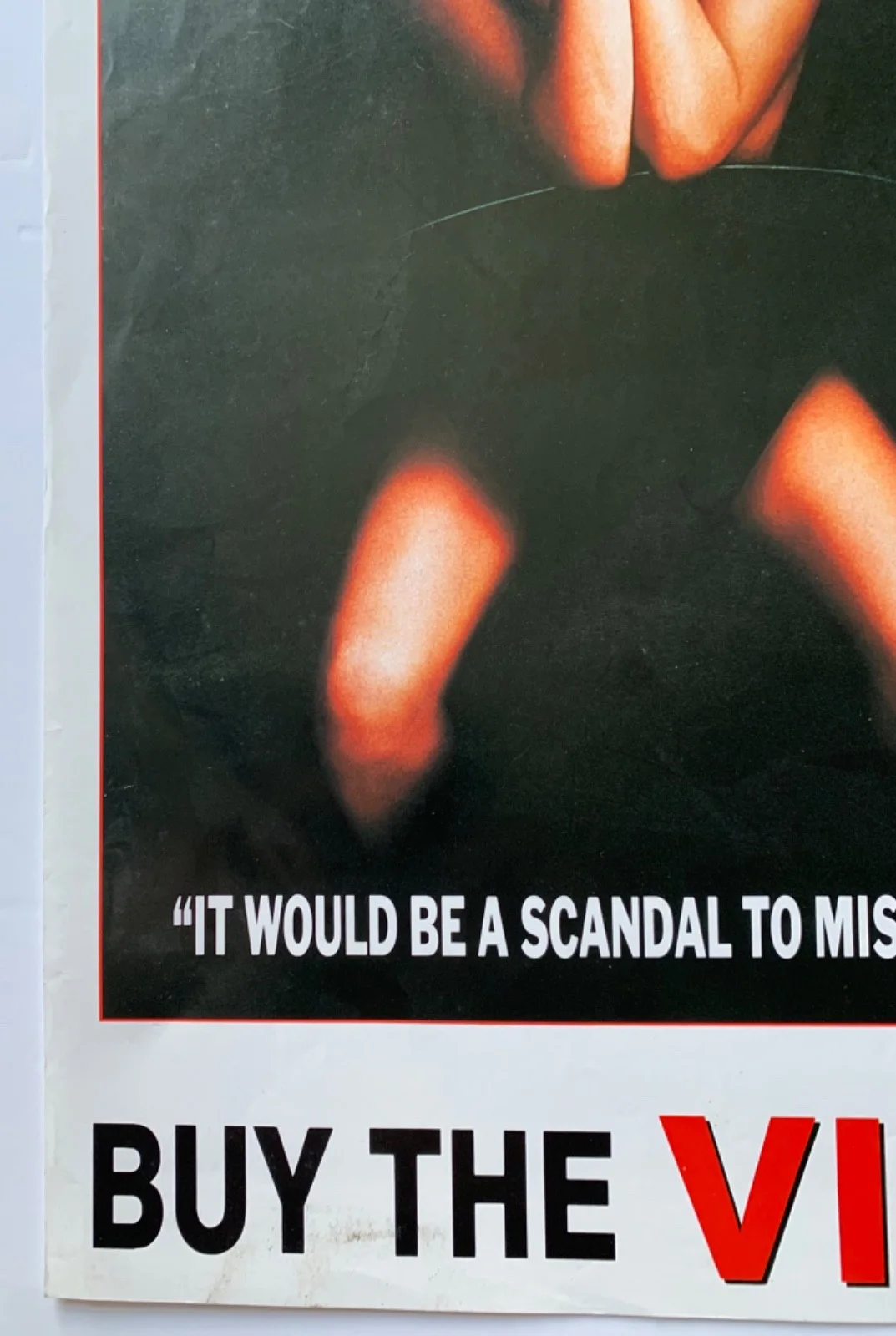 SCANDAL / VINTAGE VIDEO FILM POSTER 1989 BRITISH ORIGINAL JOANNE WHALLEY, изображение 5