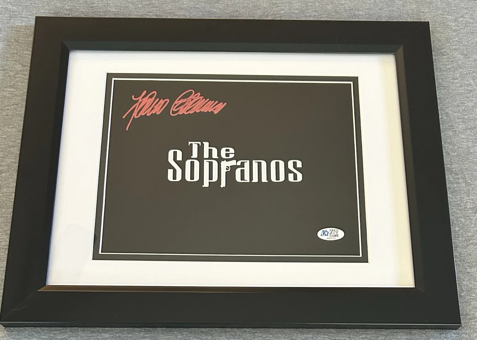 Federico Castelluccio — Federico (Furio) Castelluccio Signed Framed & Matted Photo Sopranos FiveStar COA, изображение 3