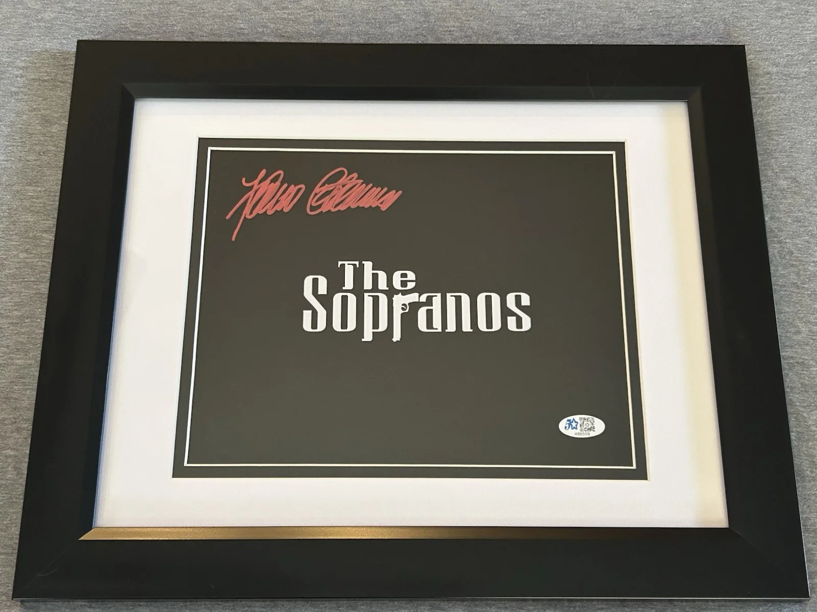Federico Castelluccio — Federico (Furio) Castelluccio Signed Framed & Matted Photo Sopranos FiveStar COA, изображение 5