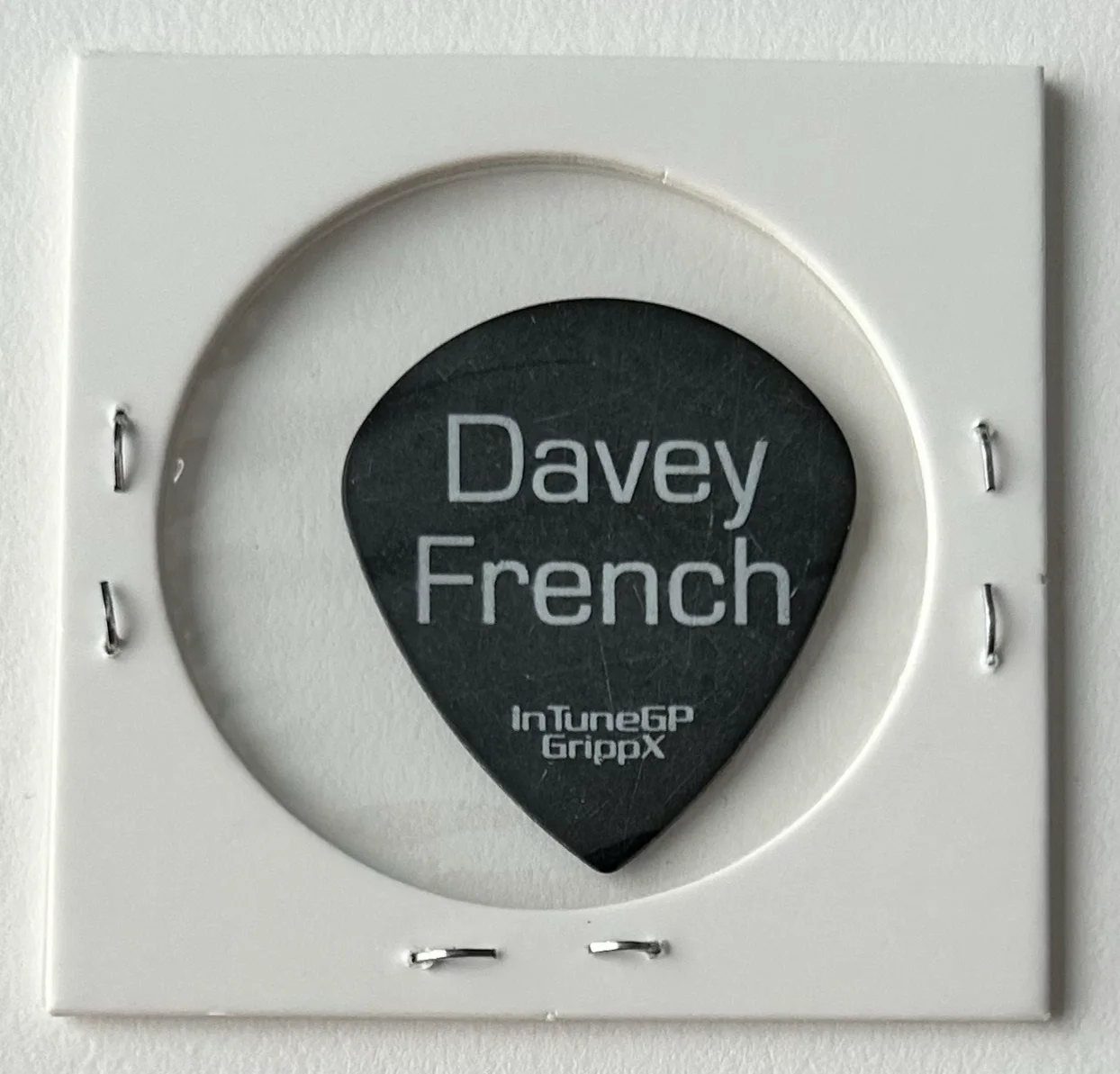 Everclear - Davey French Tour Guitar Pick - Black/White, image 2