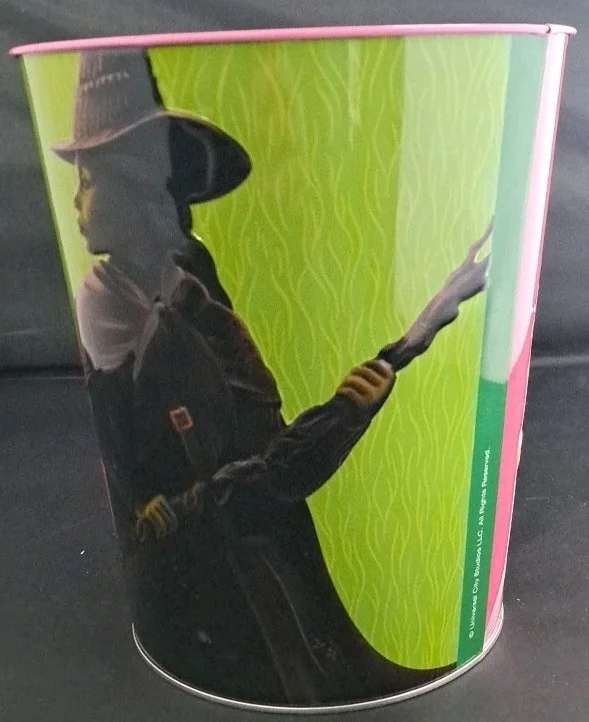 Wicked elphaba and Glinda metal pop corn bucket 21 cm height 19 cm diameter, image 2