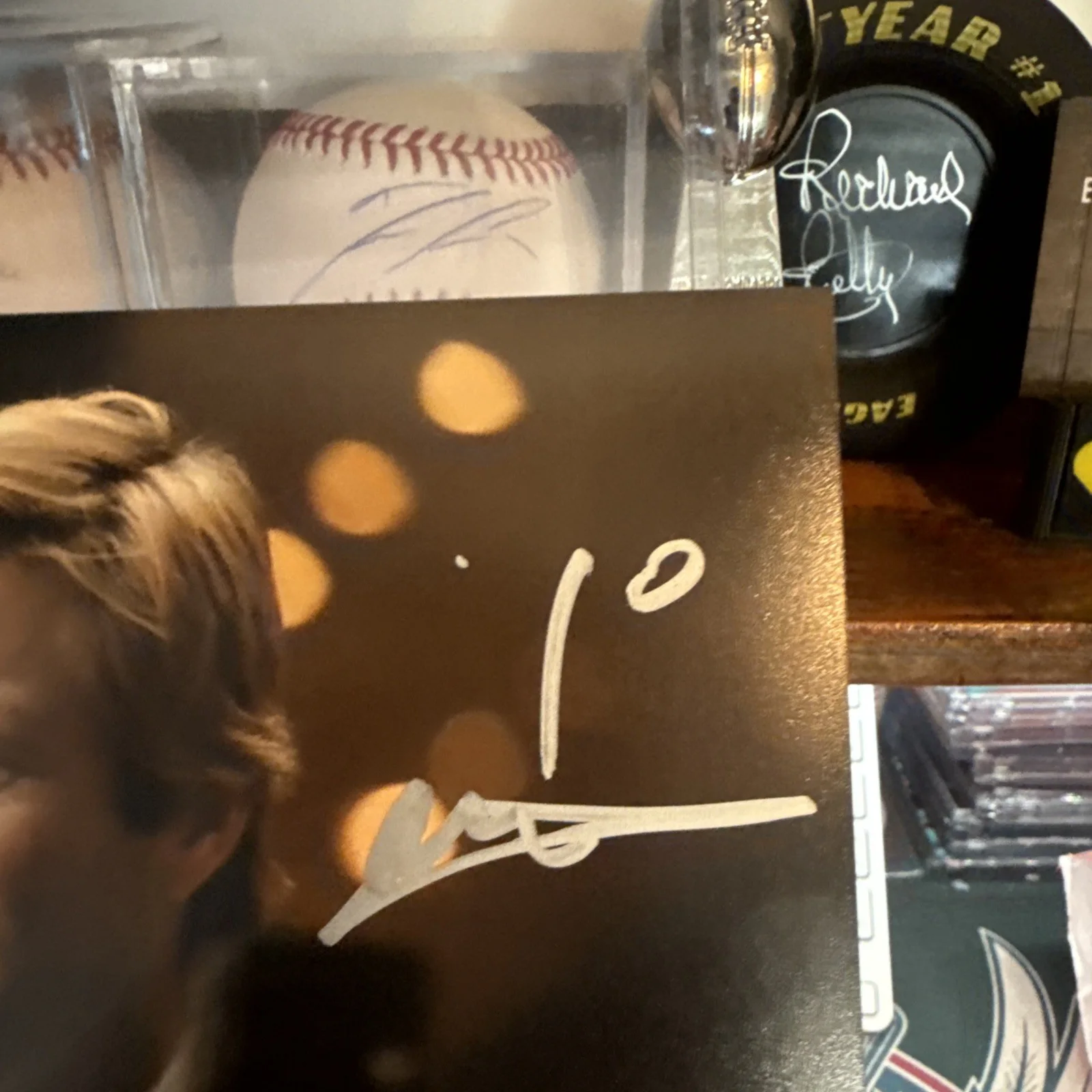 Aaron Eckhart — Aaron Eckhart Signed 8x10 Photo Beckett Authenticated BF06387 Dark Knight, изображение 4