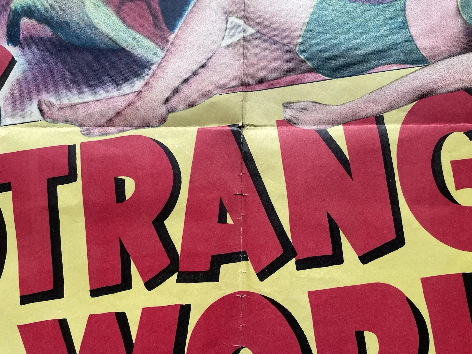STRANGE WORLD One Sheet Movie Poster, 1950, Headhunters, Jungle Exploitation, изображение 4