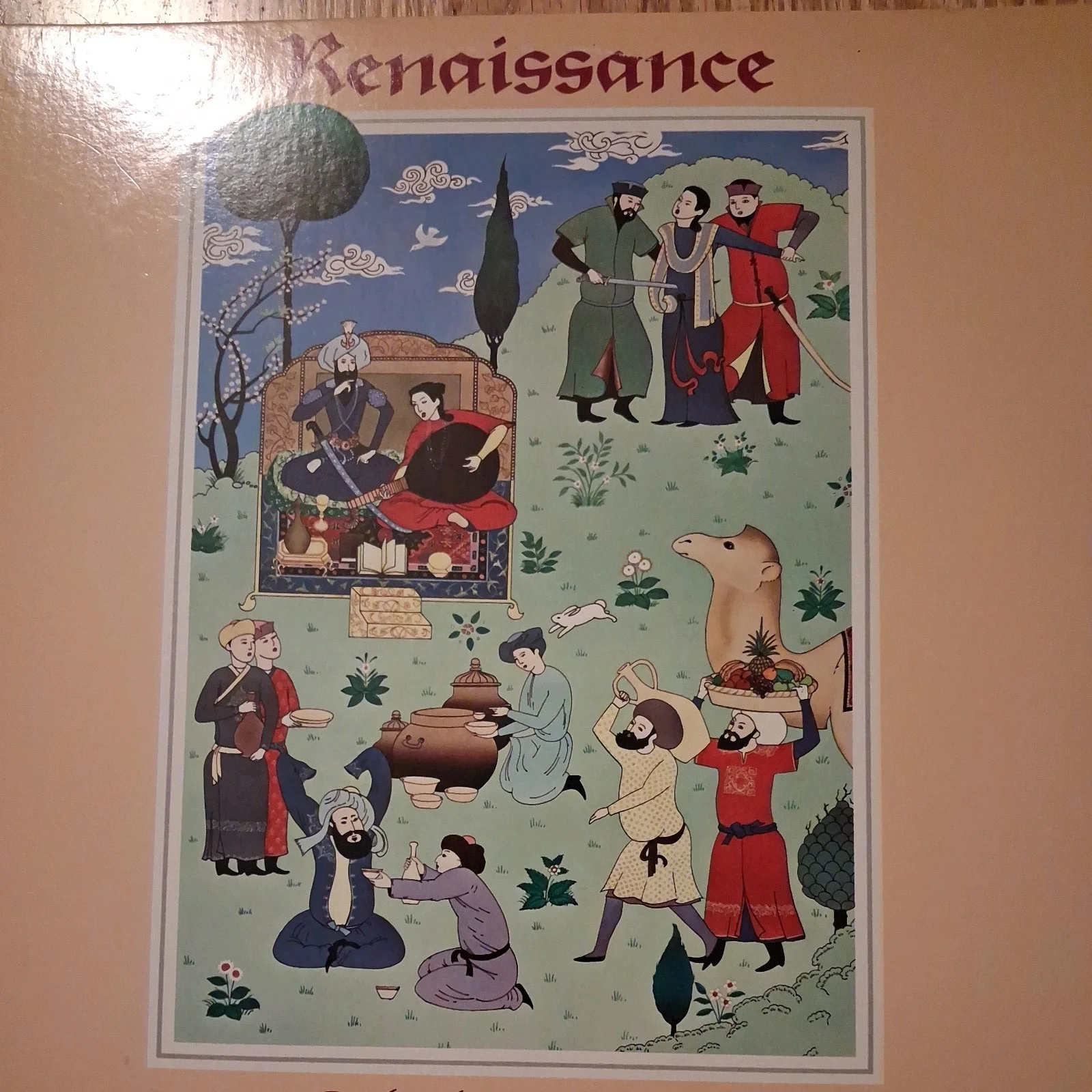 lot of 1969 Renaissance Vinyl LP Record blue rim, image 5