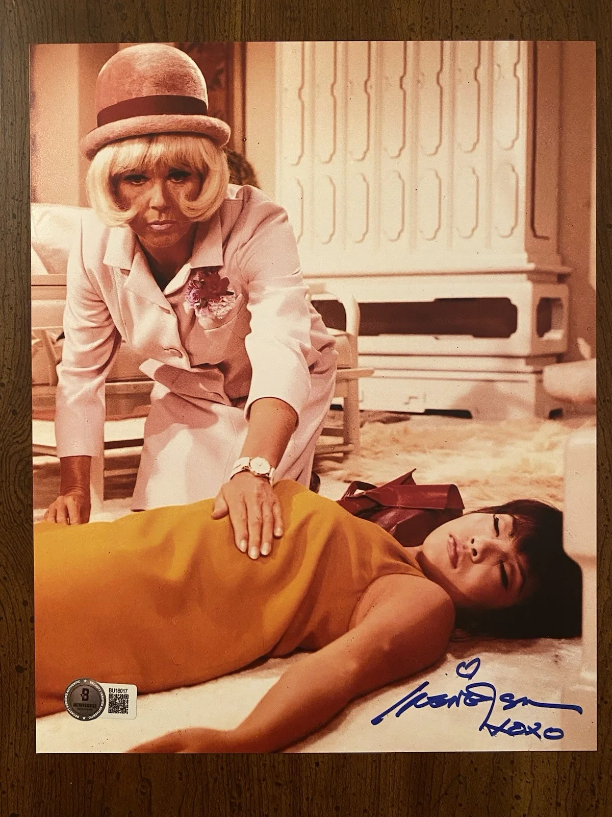 Irene Tsu — Irene Tsu Signed Autographed 8x10 Photo Caprice with Doris Day Beckett BAS