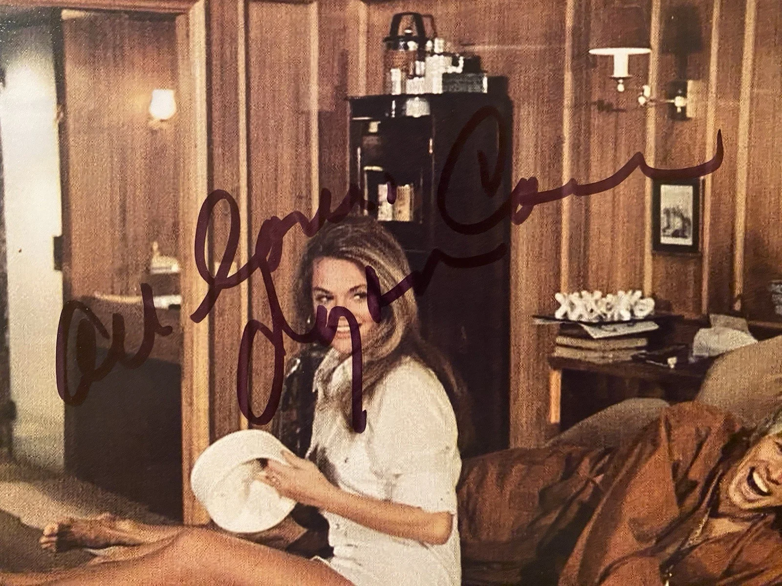 Dyan Cannon — Dyan Cannon Signed Autographed Photo w James Coburn The Last Of Sheila Beckett, изображение 2