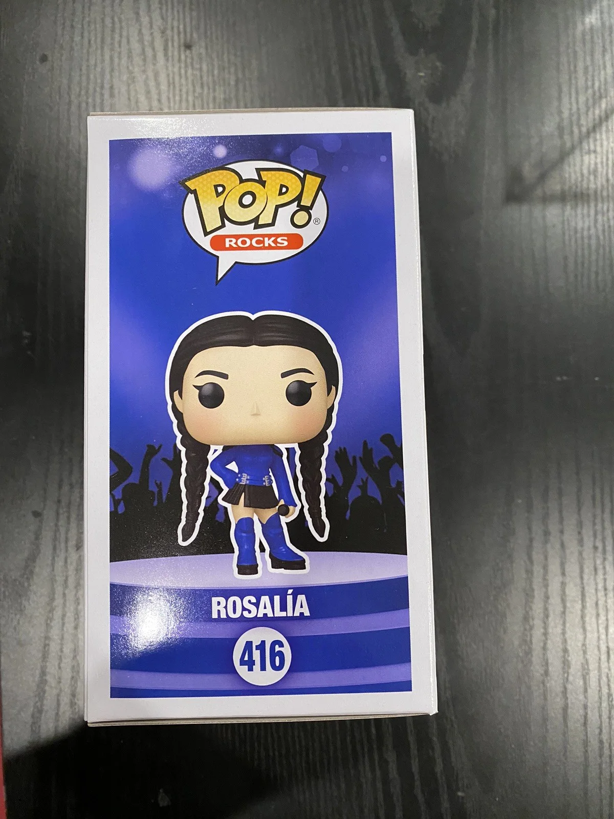 Rosalia — Rosalia Signed Blue Suit Funko 416 Latina Singer SWAU Authenticated RARE, изображение 4