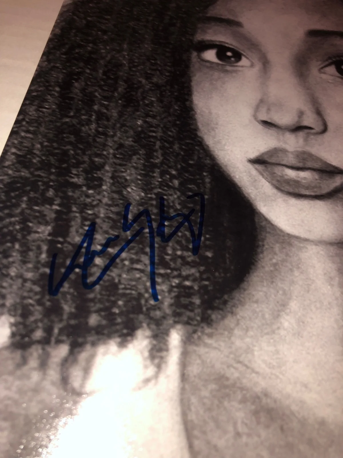 Amandla Stenberg Star Wars The Acolyte Hunger Games Rue Signed 8x10 Photo PSA, изображение 2