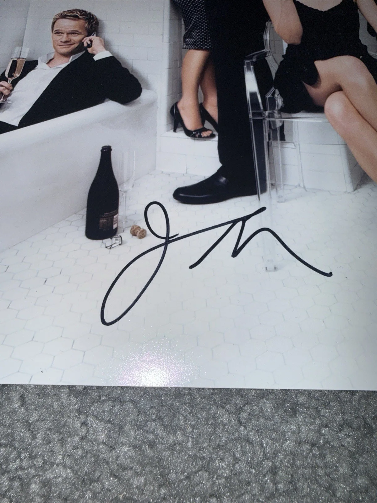 How I Met Your Mother AUTOGRAPH SIGNED 8x10 Jason Segel, Josh Radnor, Alyson H, изображение 3