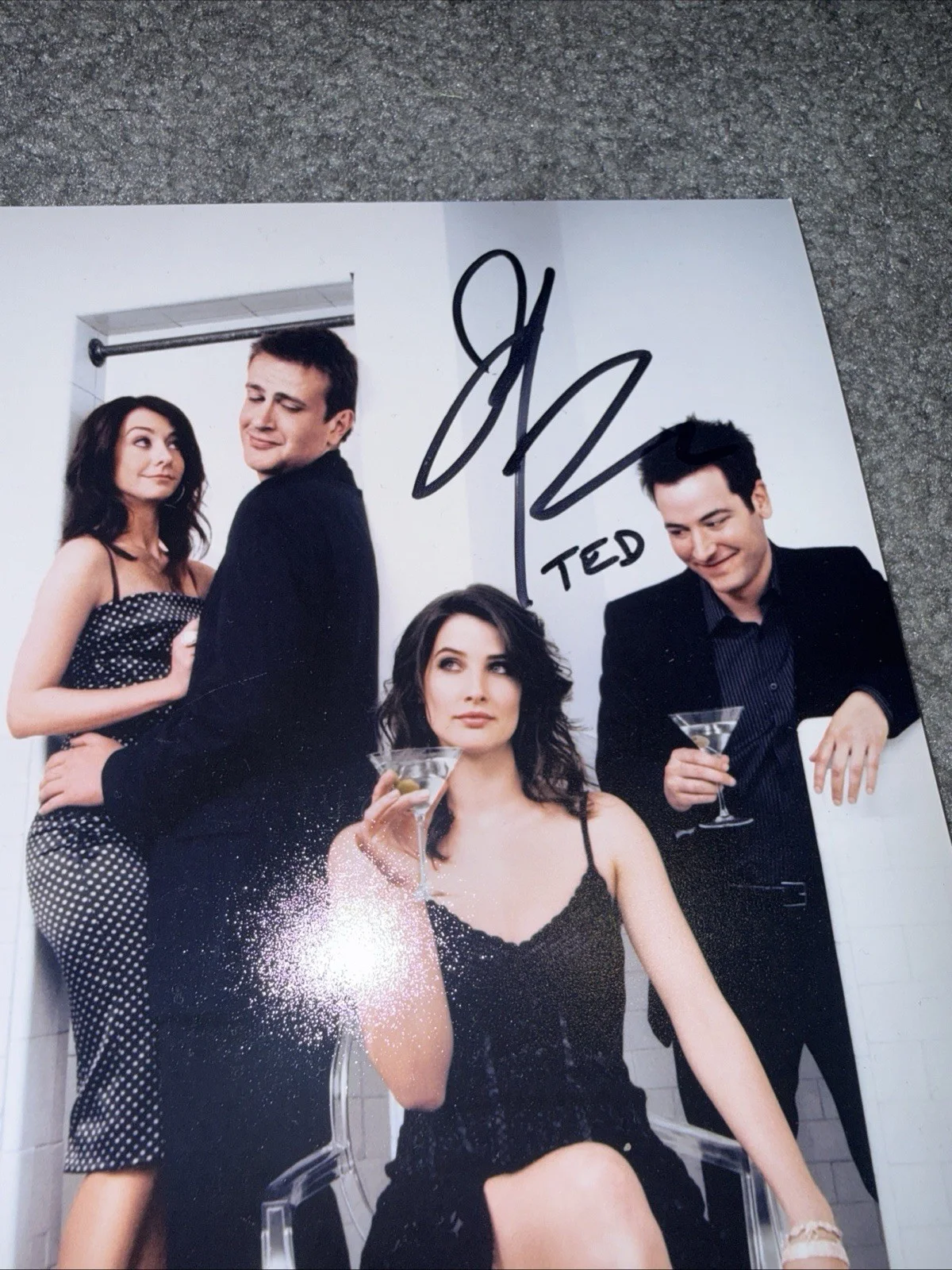 How I Met Your Mother AUTOGRAPH SIGNED 8x10 Jason Segel, Josh Radnor, Alyson H, изображение 5