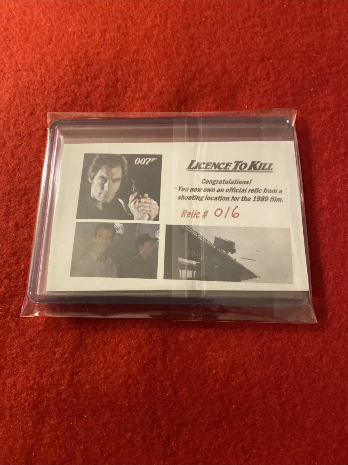 James Bond Autograph- John Glen- Director Of 5 Bond Movies. W/COA + Relic Card!, изображение 5