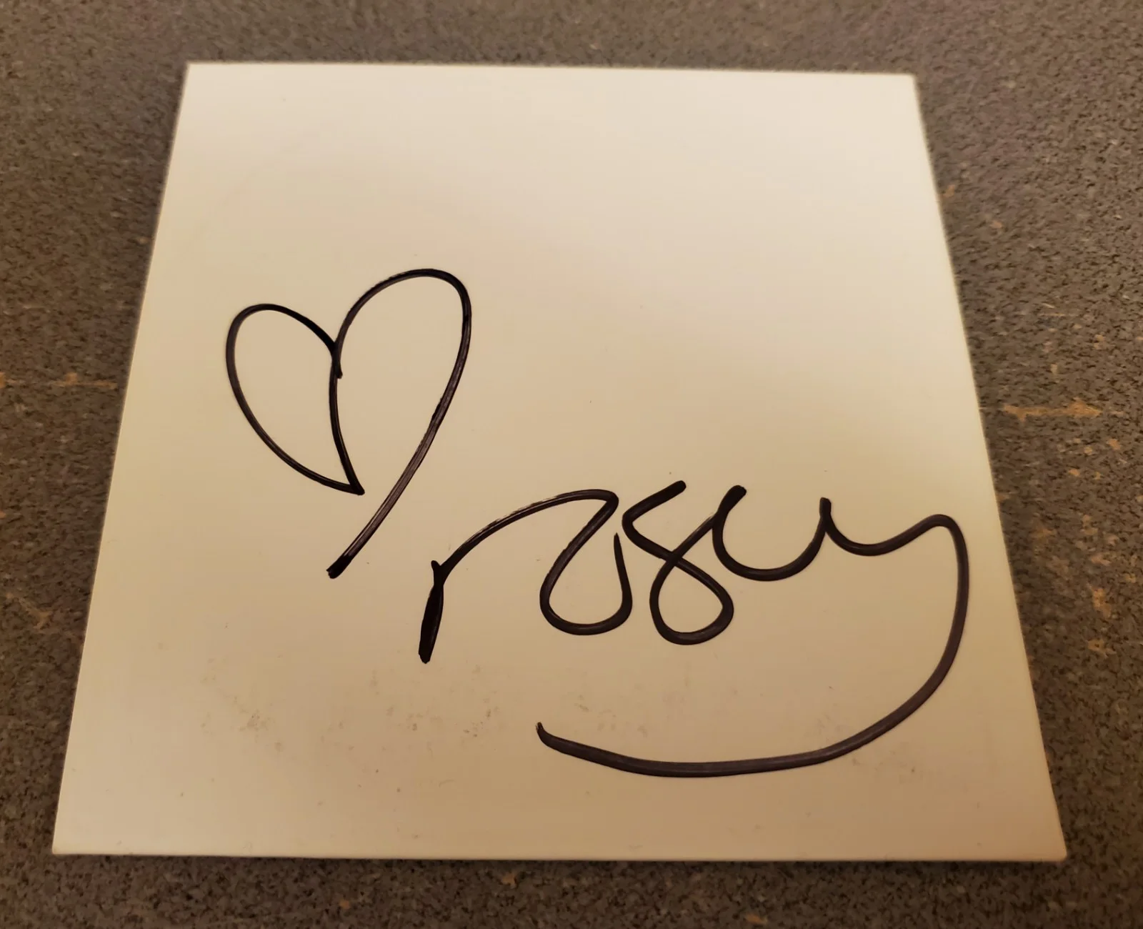 Rosey SIGNED Dirty Child 2 Song Cd Promo, image 2