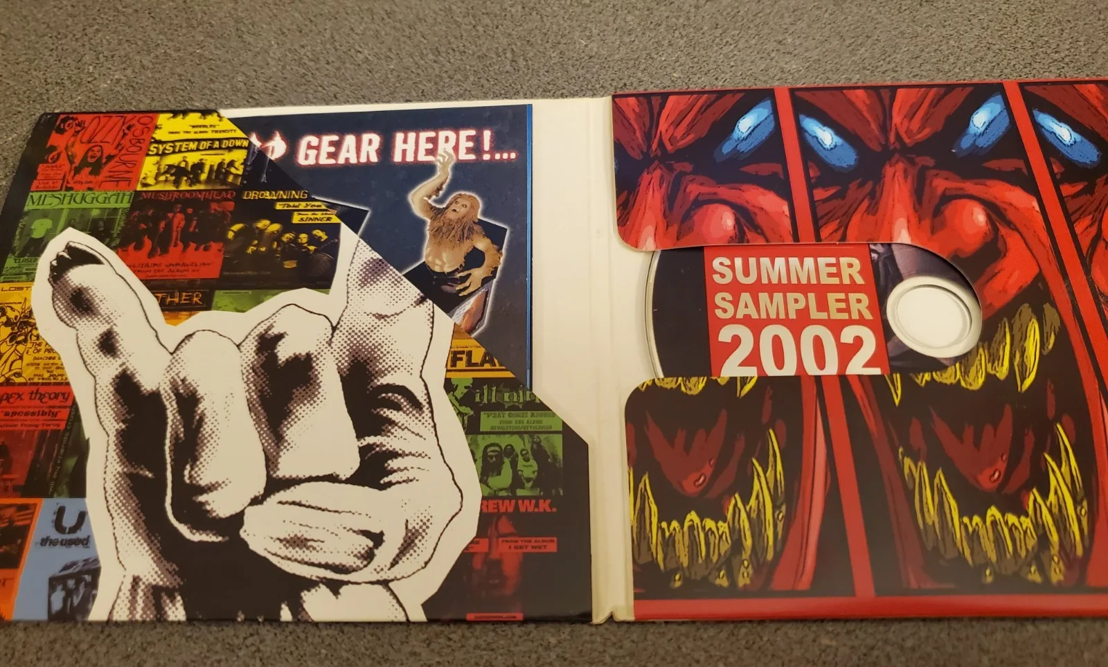 Andrew Wk SIGNED Ozzfest 2002 CD Personalized, image 2