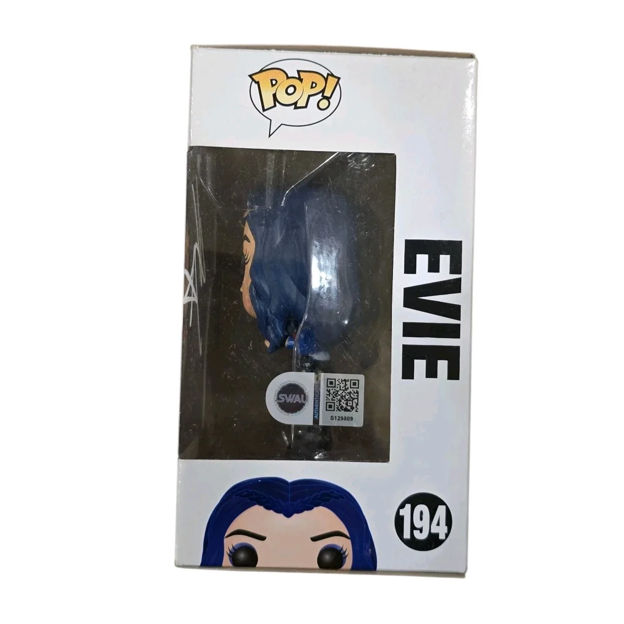 Sofia Carson — Sofia Carson Signed Evie Funko 194 Descendants SWAU Authenticated RARE, image 2