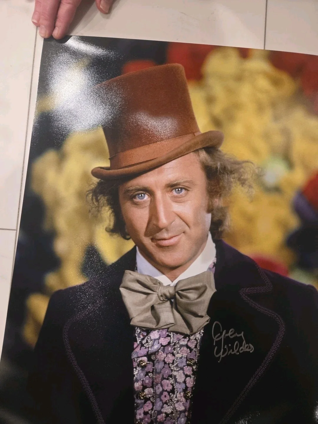 Gene Wilder, "Autographed" Willy Wonka 16 x 20 Photo (Scarce /Vintage), изображение 4