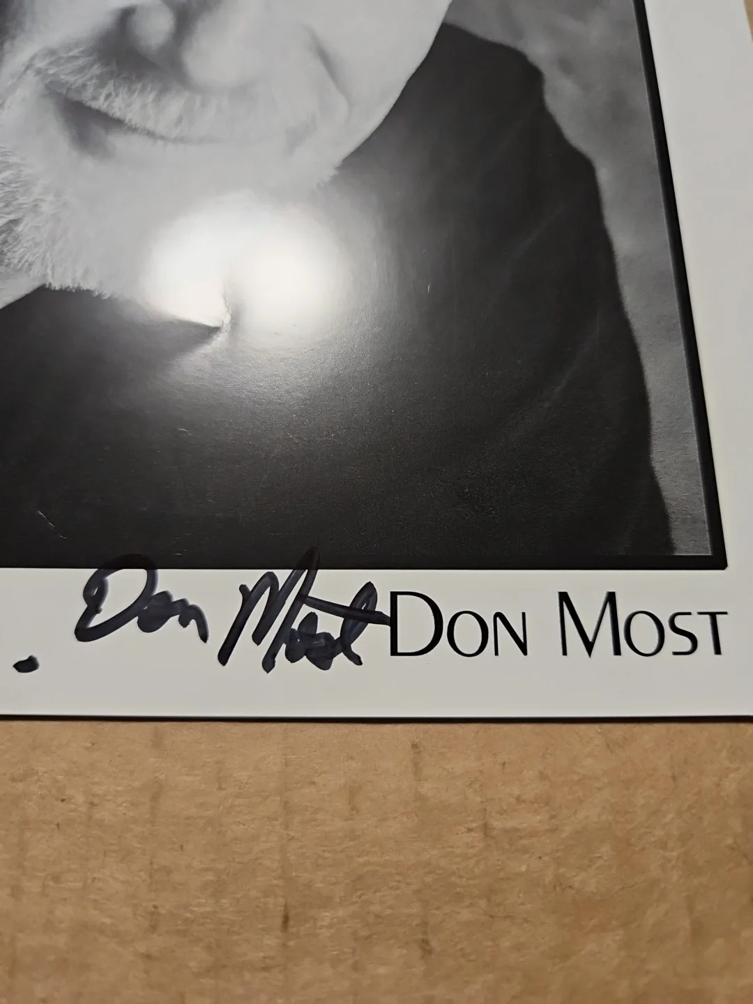 don most — Don Most Signed 8x10 Photo. Happy Days Actor, image 2