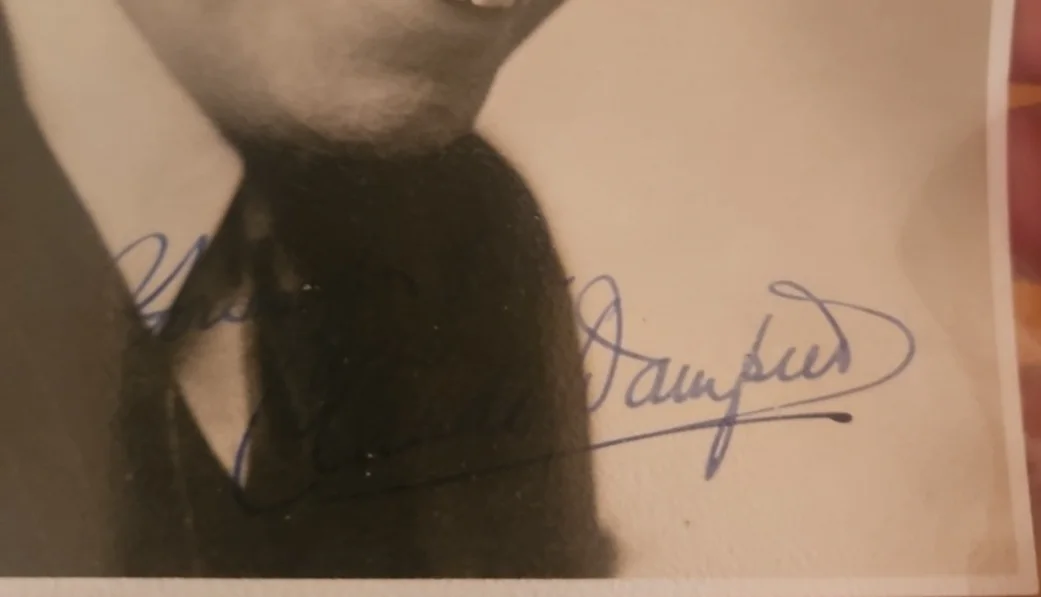Claude Dampier — CLAUDE DAMPIER (1879-1075) UK BRITISH ACTOR AUTOGRAPHED PHOTO, изображение 2