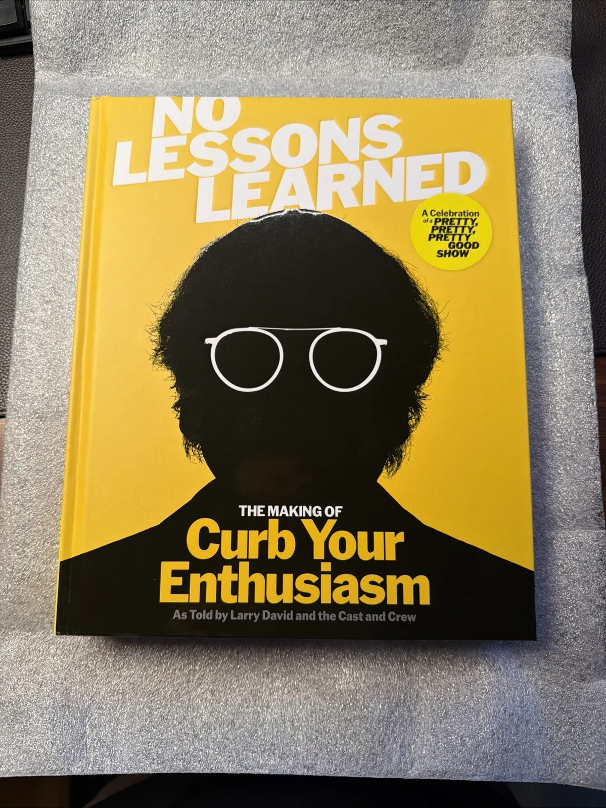 Larry David — Larry David No Lessons Learned The Making of Curb Your Enthusiasm Book SIGNED