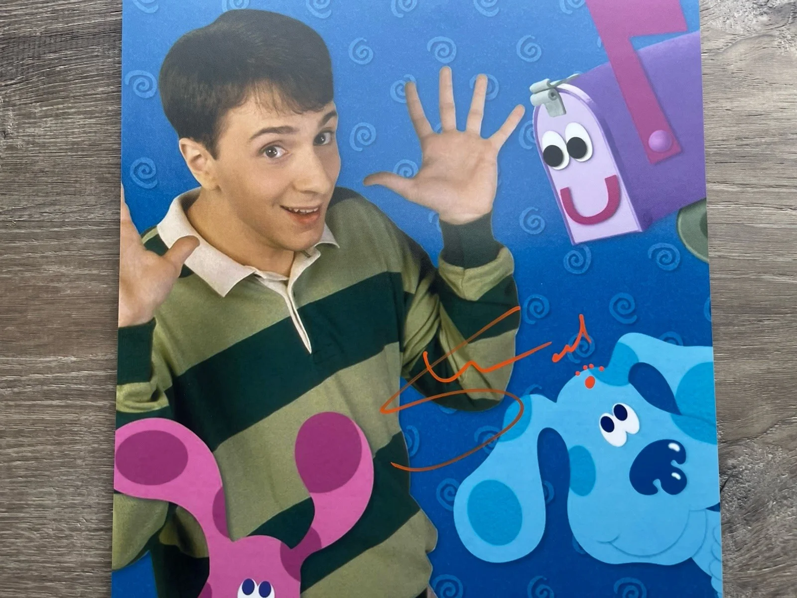 Steve Burns — Steve Burns Signed Blues Clues 11x14 Photo Beckett COA Nickelodeon, image 3