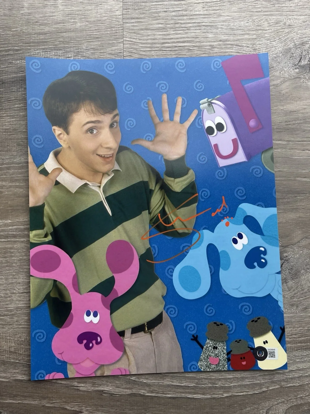 Steve Burns — Steve Burns Signed Blues Clues 11x14 Photo Beckett COA Nickelodeon, image 5