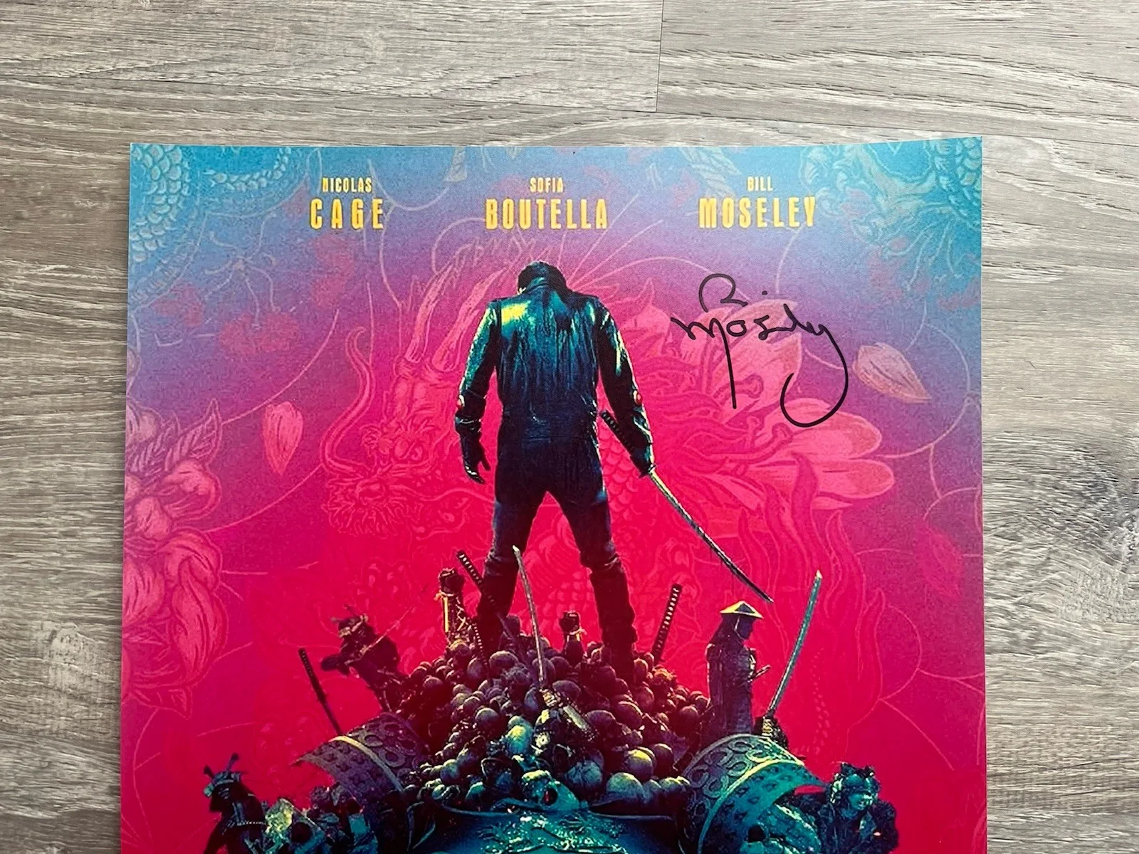 Bill Moseley — Bill Moseley Signed Prisoners of the Ghostland 11x17 Photo JSA COA Nic Cage, изображение 3