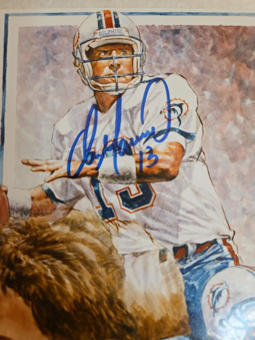 Dan Marino Signed W/ COA Miami Dolphins Petronella Limited Edition NFL HOF Auto, изображение 2