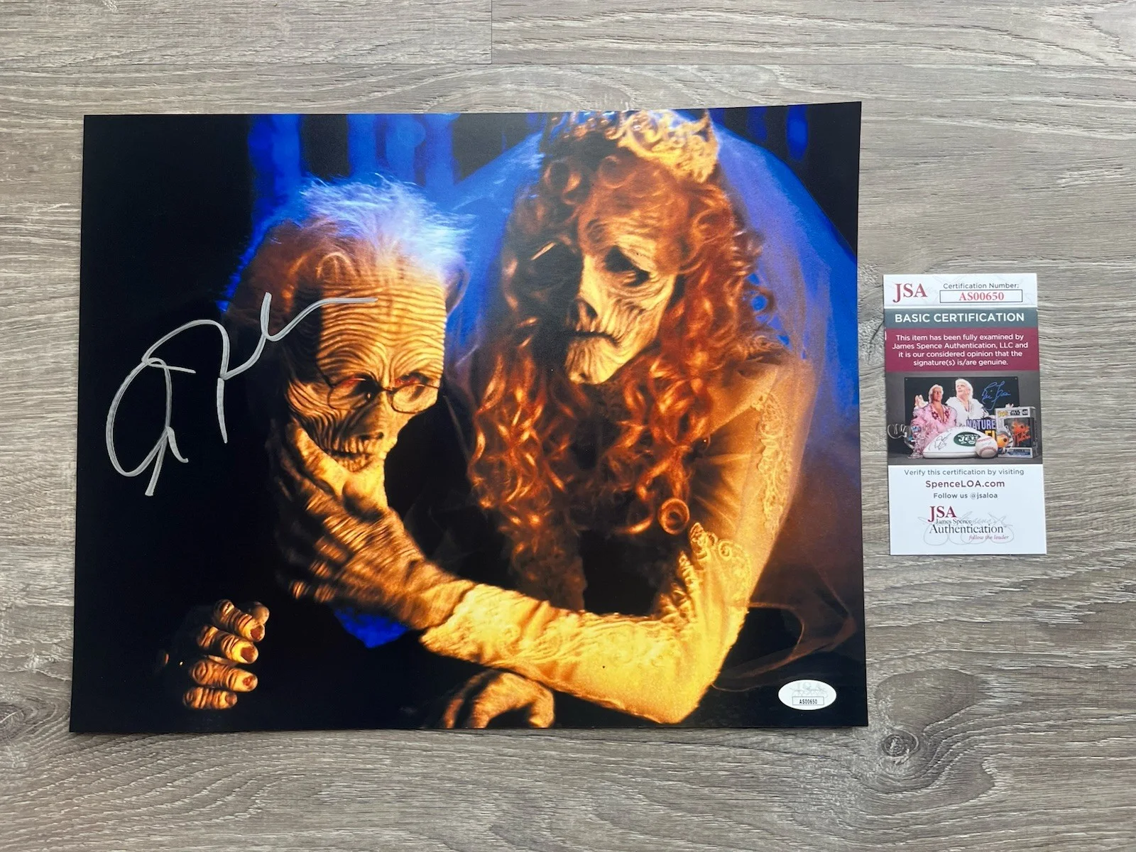 Alec Baldwin — Alec Baldwin Signed Beetlejuice 11x14 Photo JSA COA Adam Maitland