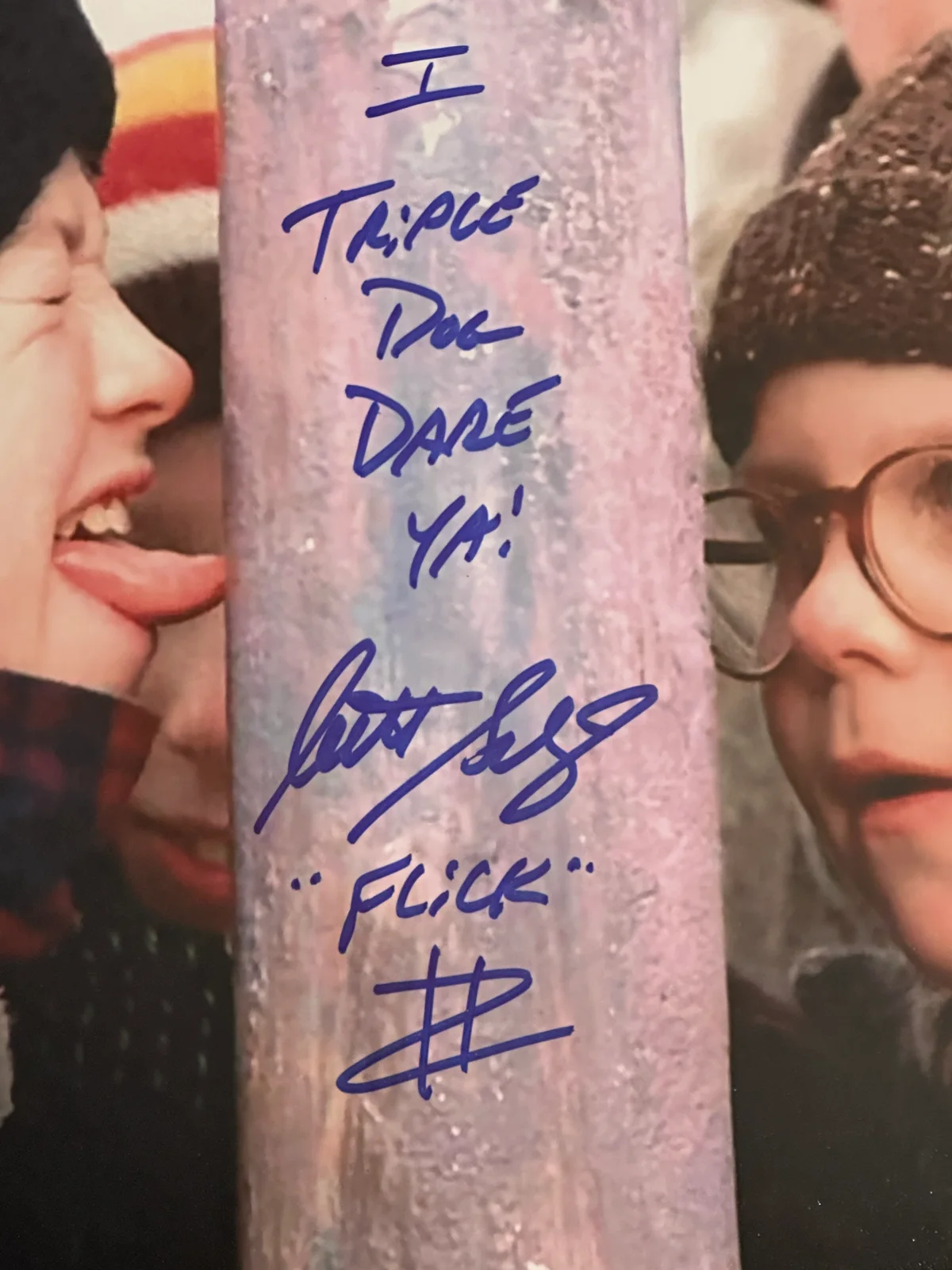 Scott Schwartz — Scott Schwartz Signed A Christmas Story 8x10 Photo Inscribed Flick Authentic Ink, image 2
