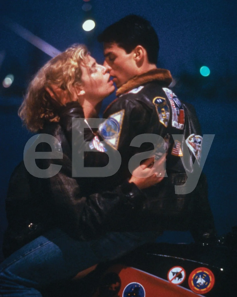 Top Gun (1986) Tom Cruise, Kelly McGillis 16x12 Photo Poster Print, изображение 4