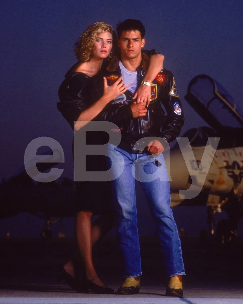 Top Gun (1986) Tom Cruise, Kelly McGillis 16x12 Photo Poster Print, изображение 4