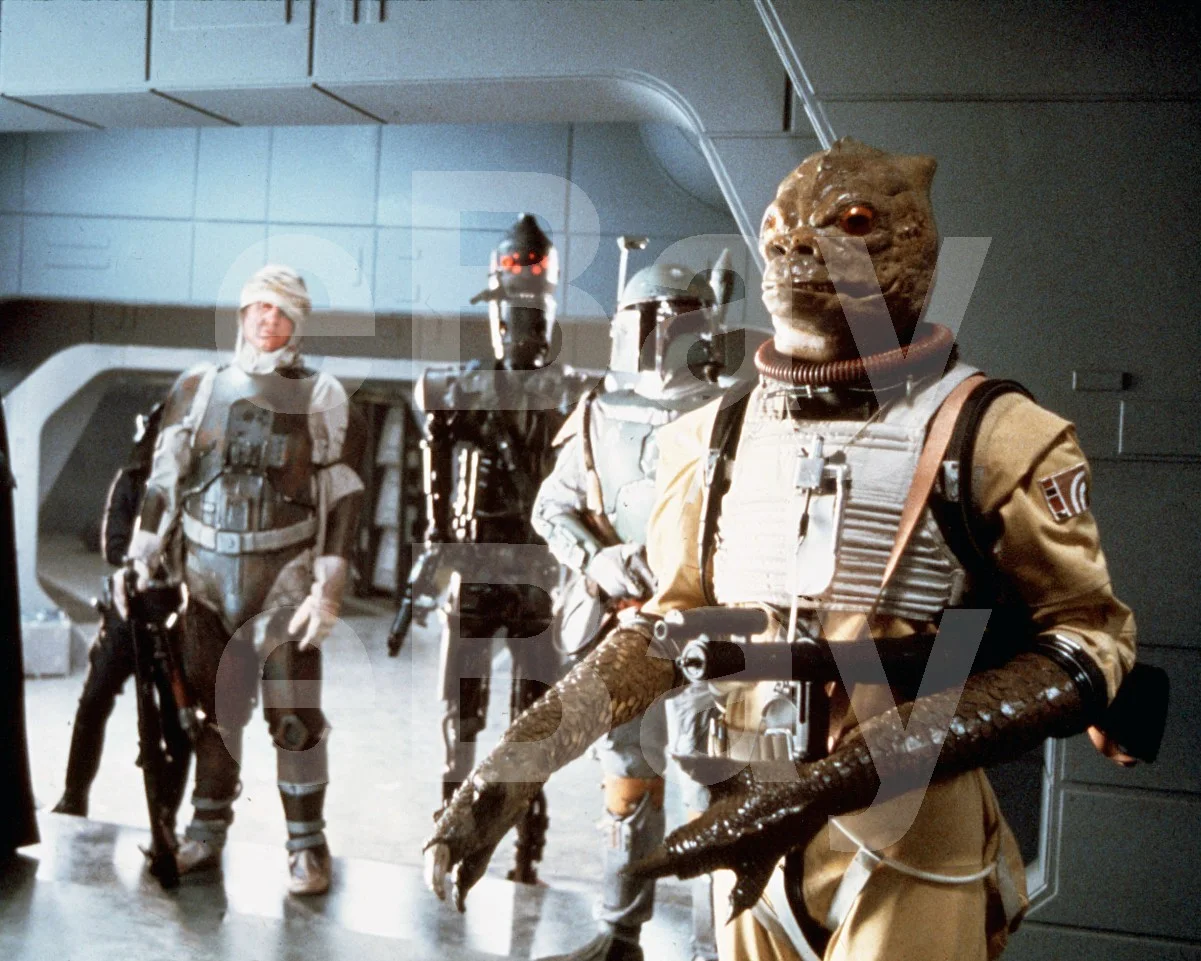 Star Wars (1980) Jeremy Bulloch "Boba Fett" Alan Harris "Bossk" 16x12 Photo, изображение 4