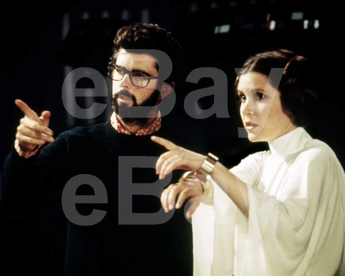 Star Wars: Episode IV - a New Hope (1977) George Lucas Carrie Fisher 16x12 Photo, изображение 4