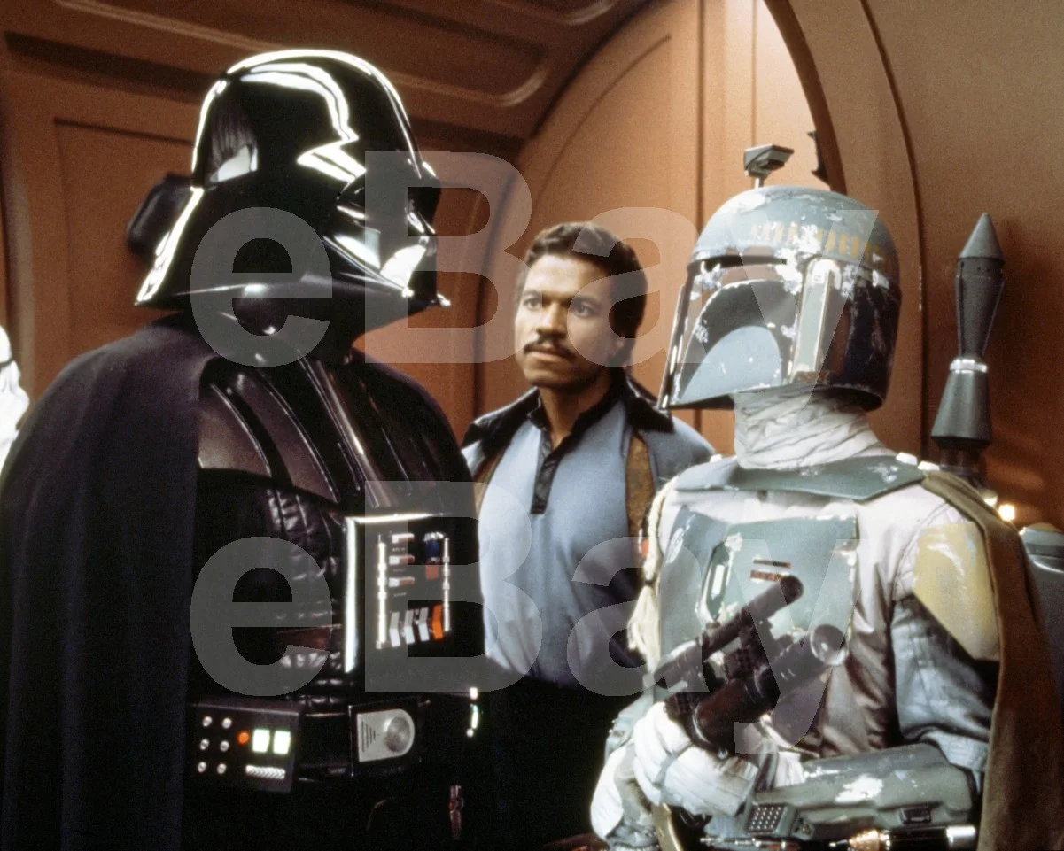 Star Wars (1980) David Prowse, Jeremy Bulloch, Billy Dee Williams 16x12 Photo, изображение 4