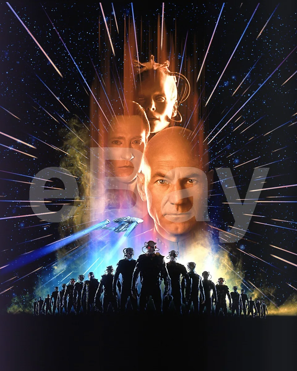 Star Trek First Contact (1996) Patrick Stewart, Alice Krige Poster 16x12 Photo, image 4