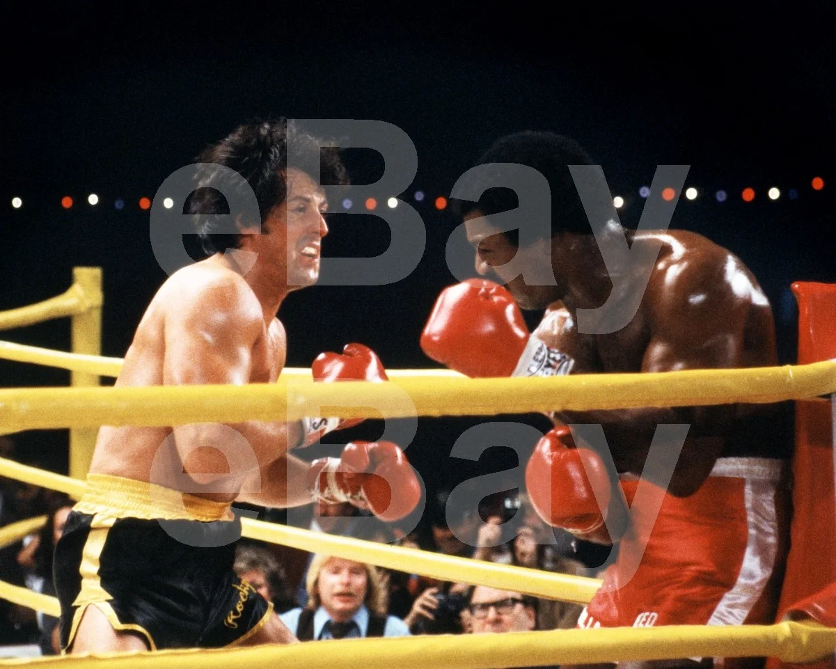 Rocky II (1979) Sylvester Stallone, Carl Weathers 16x12 Photo Poster Print, изображение 4