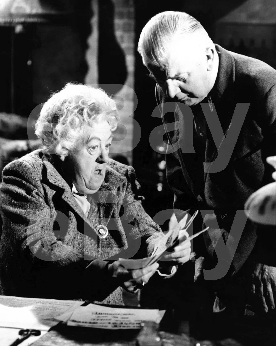 Murder Most Foul (1964) Margaret Rutherford, Stringer Davis 16x12 Photo Poster, изображение 4